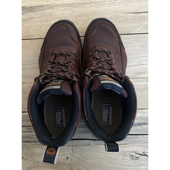 ARIAT ATS Lace Up Terrain Womens Boots Sz 8B Cordovan Brown Leather 10004138 - Picture 6 of 6